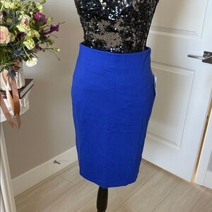 Philosophy Royal Blue Pencil Skirt